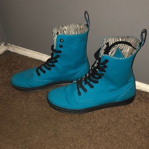 Blue Dr. Martins
